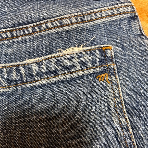 Madewell The Denim Elliot Dark Patch Pocket Jean Shorts - Picture 7 of 15